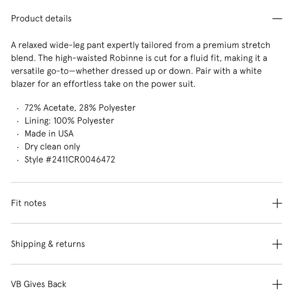 Veronica Beard Robinne Wide Leg Pant - Picture 3 of 3